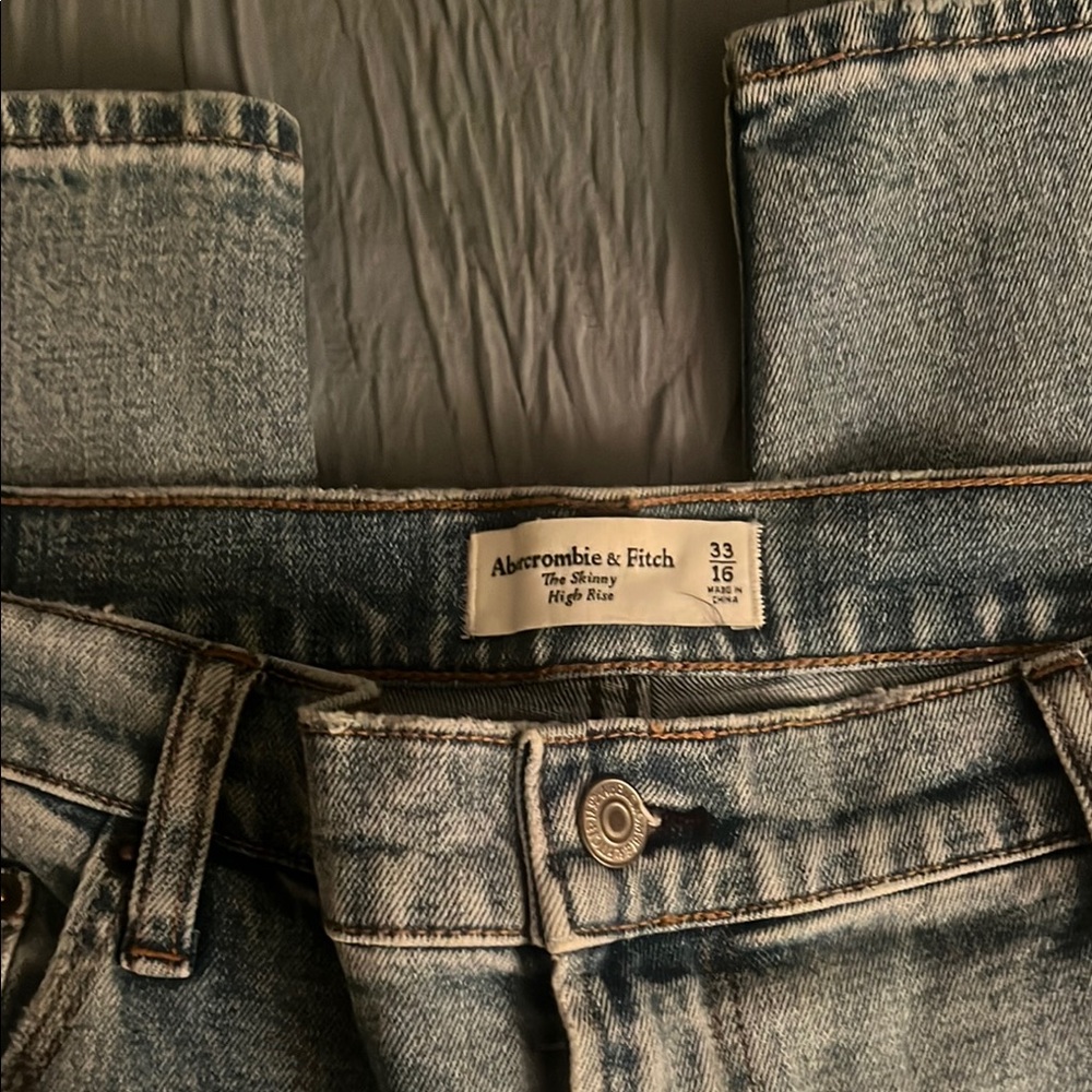 Abercrombie & Fitch Blue Skinny Jeans